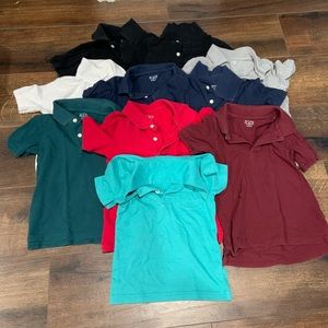 Boys short sleeve uniform tops (polos)
